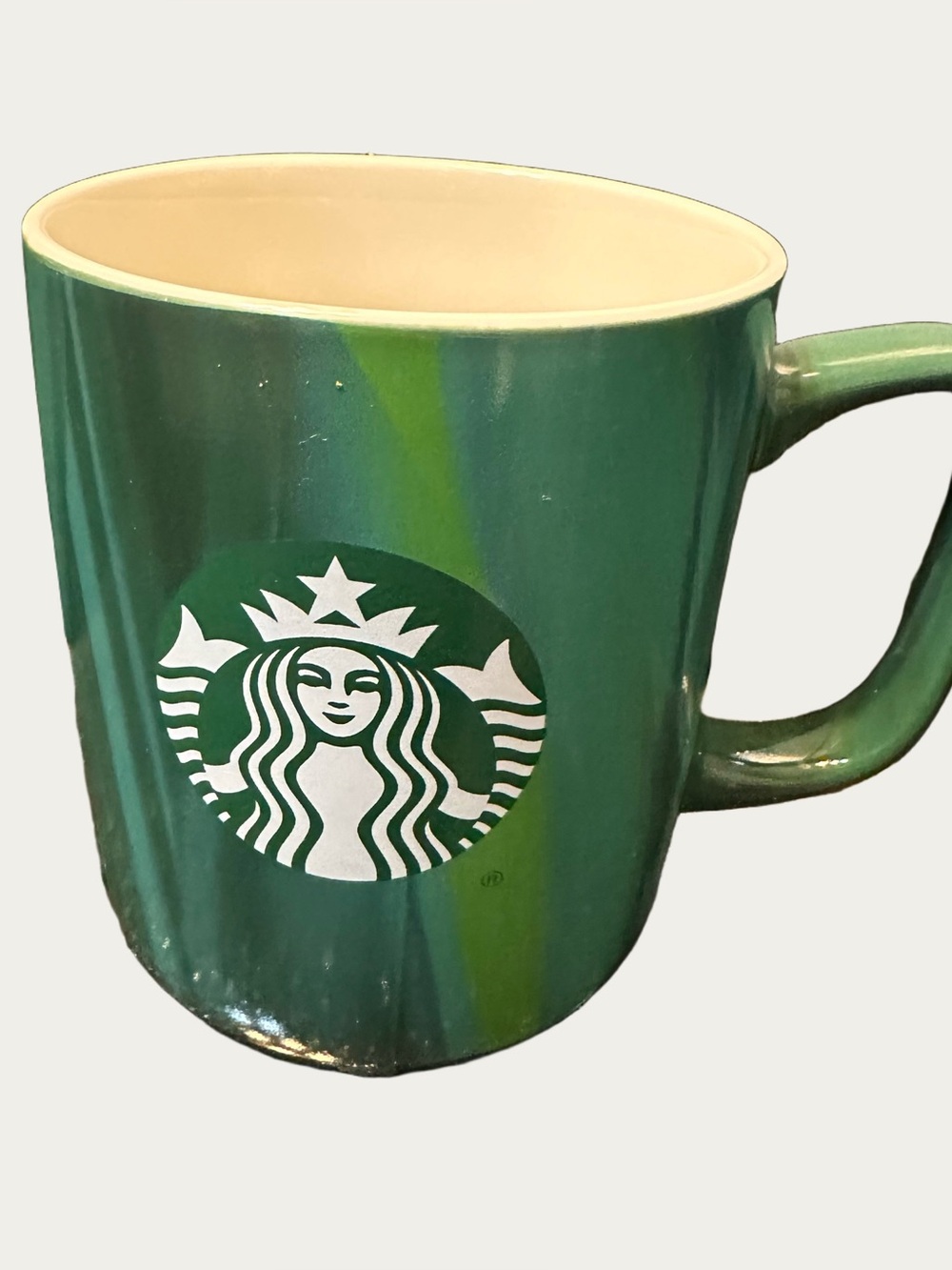 Variegated Green Starbucks Holiday 2022 Coffee Mug 15 oz
